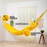 Rede de Dormir Casal Clone Amarela Life