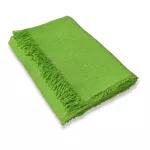 Manta de Algodão Multiuso p/ Cama, Sofá Verde Limão 2,30m x 1,55m
