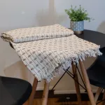 Manta Casal Multiuso Força do Querer p/ Cama, Sofá - Bege com Caramelo