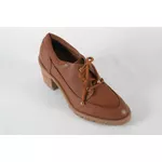 Bota Feminina Oxford em Couro Caramelo Ref. 09722.09423