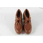 Bota Feminina Oxford em Couro Caramelo Ref. 09722.09423