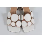Tamanco Ipanema Branco com Bronze Ref. 09981.09952