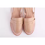 Sapato Oxford Tela Nude Ref. 09912.09982 