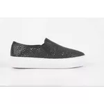 Tênis Slip On em Couro Atanado Preto Ref. 09111.09951