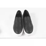 Tênis Slip On em Couro Atanado Preto Ref. 09111.09951