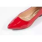 Sapatilha Lisa Vermelho Verniz Bico Fino Ref. 0967.09901