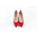 Sapatilha Lisa Vermelho Verniz Bico Fino Ref. 0967.09901