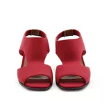 Sandália Salto Médio Neoprene Léger Vermelha 