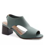 Sandália Salto Médio Neoprene Léger Verde