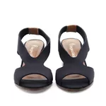 Sandália Salto Médio Neoprene Nuage Preta