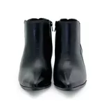 Bota Bico Fino Couro Chamonix Preto 