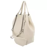 Bolsa Saco Grande Valentina Marfim