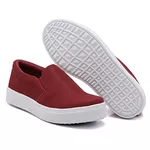 Slip On Liso Vermelho DKShoes