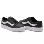 Tênis Casual Listra Preto KCShoes
