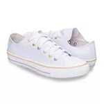 Tênis KC Star Branco Colorido Feminino