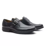 Sapato Masculino Monk Strap Preto San Onofre