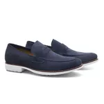 Sapato Masculino Loafer Azul Carmel