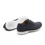 Sapato Masculino Derby Azul Guiné