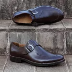 Sapato Masculino Monk Strap Café Corona