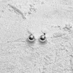 Brinco Bola 6x6mm Prata 925