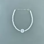 Pulseira Perola com Madre Perola Prata 925