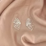 Brinco Asa Borboleta Vazado Prata 925