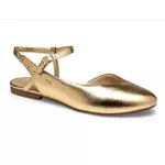 SAPATILHA DOURADO DE ABOTOAR