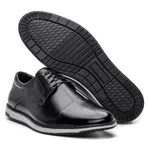 Sapato Casual Sândalo Connor Cadarço Preto