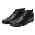 Sapato Social Sândalo Cano Alto Plaza Preto