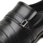 Sapato Social Sândalo Plaza Metal Preto