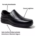 Sapato Social Sândalo Logan Preto