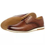 Sapato Casual Sândalo Berlin Cadarço Caramelo
