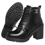Bota Feminina Sândalo Naomi Preto