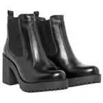 Combo Bota Feminina Naomi Elastico Preto/Cafe