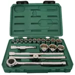 Jogo De Soquetes Estriados Encaixe 1/2'' De 10 A 32mm ST09203sj 