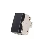 Módulo Interruptor Simples 10A Linha Preto Fosco Margirius