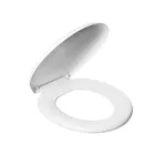 Assento Sanitário Oval Almofadado Branco PR1063-2