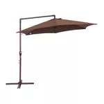 Ombrelone Suspenso Veneza 3m Marrom Bel 832012