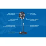 Ventilador de Coluna Turbo 6 Pás 50cm 3853 Ventisol 220V