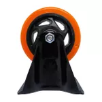 Rodizio Fixo Placa 412 Laranja A09140-F