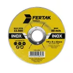 Disco Desbaste 4.1/2 x 1/4 x 7/8 Aço Inox 2815 Fertak