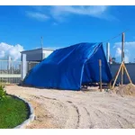 Lona Reforçada Polietileno Azul 4 x 4 Metros 200 Micras Vonder
