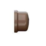 Cap Tampão Soldável Marrom 40mm Tigre