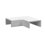  Cotovelo 90º Para canaleta 20×10mm Branco C/ 2pçs Margirius 21821