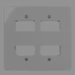 Placa Renova 4X4 4 Posto Horizontal Margirius 21304