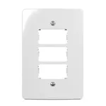 Placa Renova 4X2 3 Postos Horizontais Margirius 21301