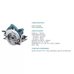SERRA CIRCULAR 7.1/4" 5007N 1800W 220V