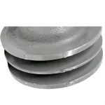 Polia de Ferro Fundido 110mm com 2 Canais A - Mademil