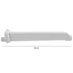 Braço de 30cm para Chuveiro Elétrico com Capa Branco Astra