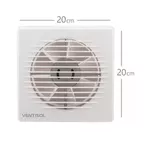 Ventilador Exaustor 150mm Para Banheiro Ventisol